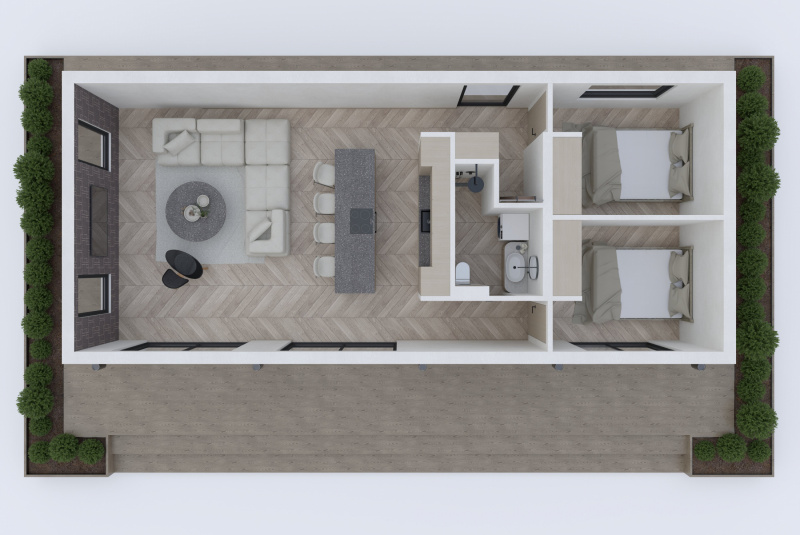 Stavby / AB home 1 _ 13,8 x 6 m - foto Stavby / AB home 1 _ 13,8 x 6 m - foto